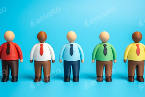 Preview: Office workers of all stripes from different departments. Career choices. Corporate hierarchy