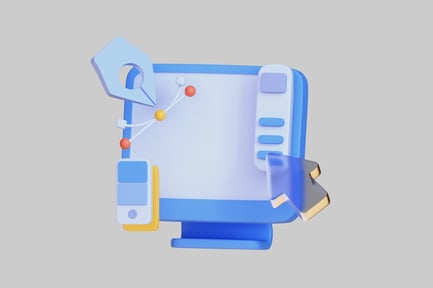 Preview: Desktop graphic design illustration