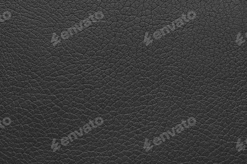 Preview: Natural, Genuine Black Leather Texture, Structure Of Glossy Leatherette Macro Background