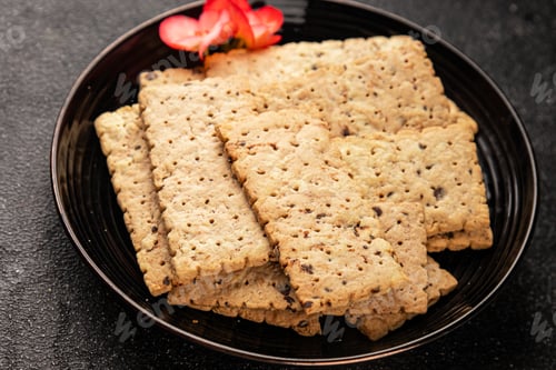 Preview: cracker whole grain healthy food durum wheat cookies tasty snack fresh gourmet food