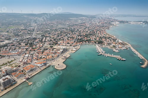Preview: Ilıca Beach Drone Photo, Aegean Region Cesme, Izmir Turkey