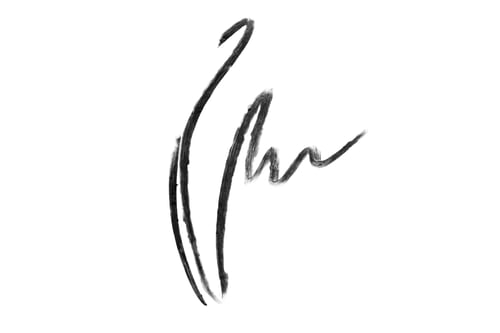 Preview: Abstract Swirl of Black Lines on White