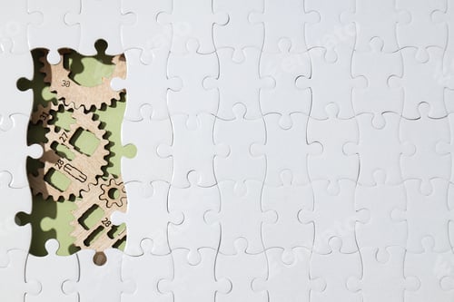 Preview: Puzzles, composition for different concepts and ideas