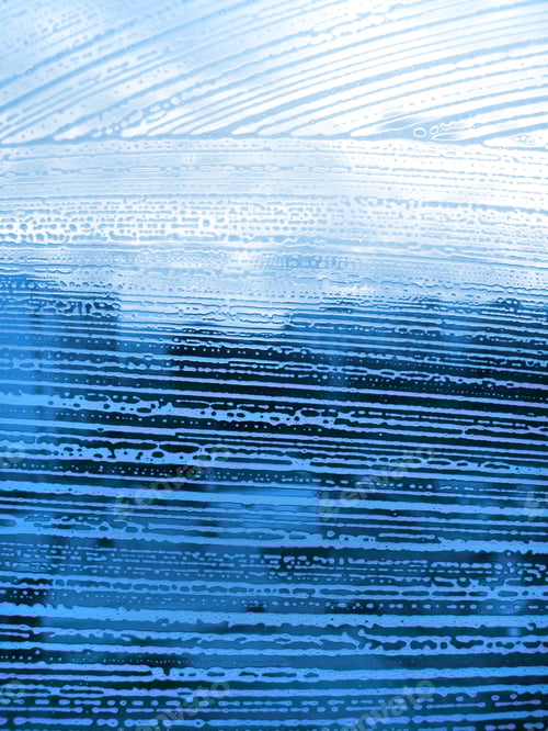 Preview: soap foam on the glass