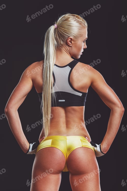 Preview: Beautiful strong sportswoman
