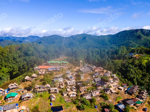 Preview: Doi Luang Chiang Dao mountain hills in Chiang Mai, Thailand. Nature landscape