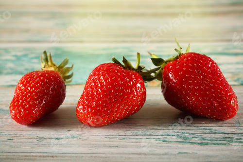 Preview: Fresh Strawberries On The Table