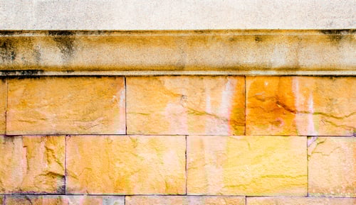 Preview: Sandstone Brick Wall with Weathered Pattern