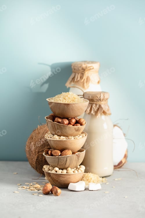 Preview: Vegan non dairy plant based milk