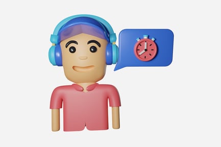Preview: Customer Support 3D Illustration