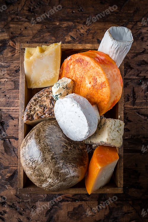 Preview: various types of cheese