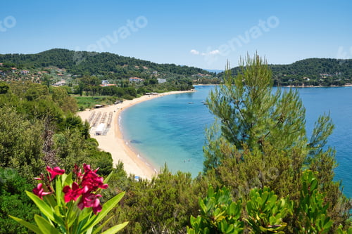 Preview: Skiathos Island, Greece, the beach of Agia Paraskevi (Platanias)