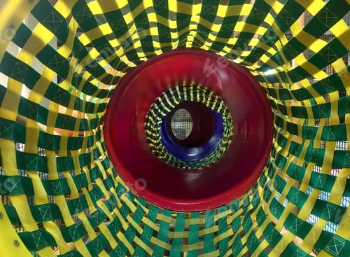 Preview: Indoor play structure tunnel with netting