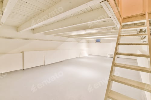 Preview: Impressive design of a huge basement with stairs