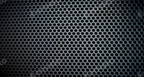 Preview: Black metallic small holes