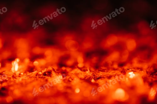 Preview: abstract dark christmas background with red blurred glitter