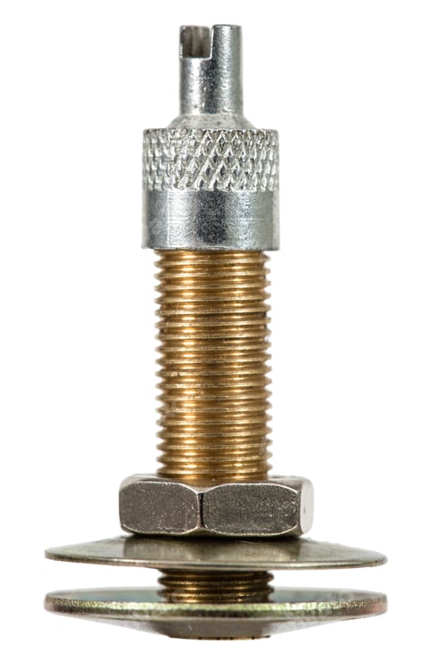 Preview: Car valve, isolated on white background