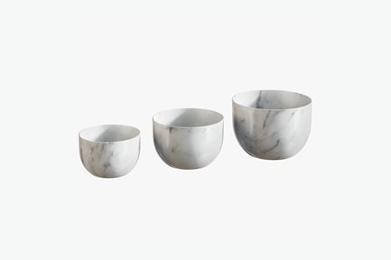 Preview: Marble Kitchen Bowl Nesting Set