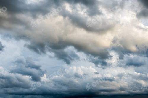 Preview: colorful dramatic sky with cloud at sunset.