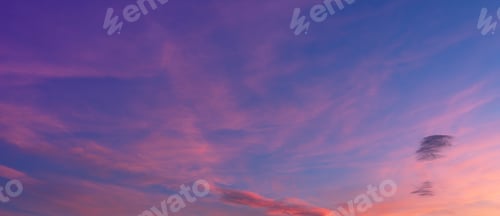 Preview: Dramatic purple sky sunrise with clouds background