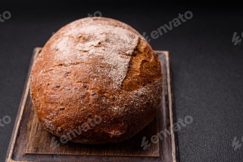 Preview: Brown bread with seeds and grains for sandwiches