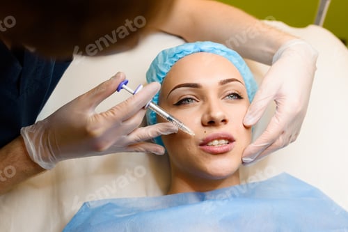 Preview: Lip augmentation with hyaluronic acid filler for facial rejuvenation.