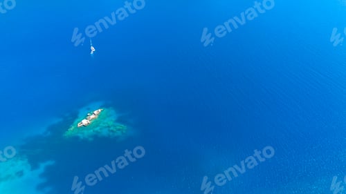 Preview: Historic ancient sarcophagi. Simena Castle, Kaleköy (Ucagiz), Kekova - Turkey