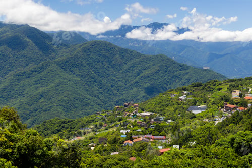 Preview: Aerial view of Qingjing Farm in Taichung of Taiwan