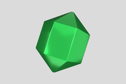 Preview: Gem Modern 3D Illustration