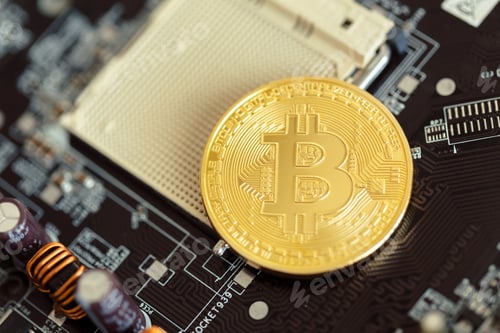 Preview: Photo Golden Bitcoin