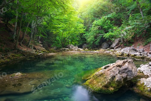 Preview: River deep in mountain