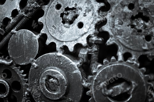 Preview: Nuts And Bolts Texture For Background