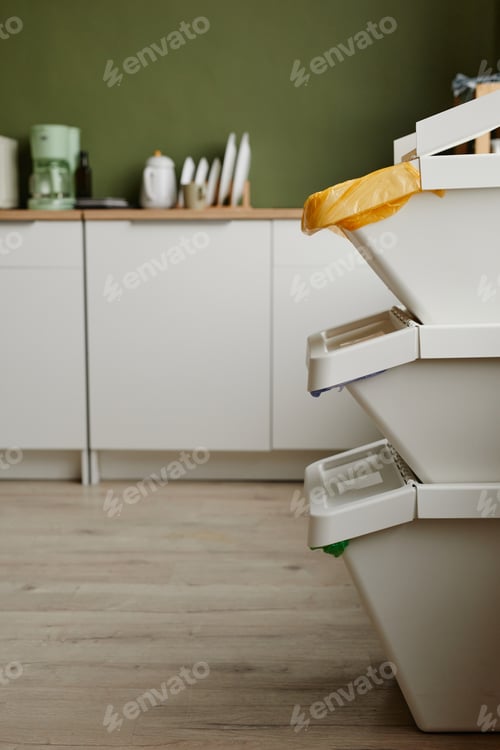 Preview: Sorting Bins in Kitchen