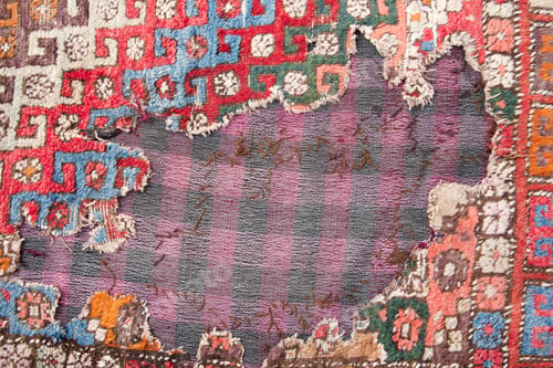 Preview: Handmade Old Ancient Turkish Carpet