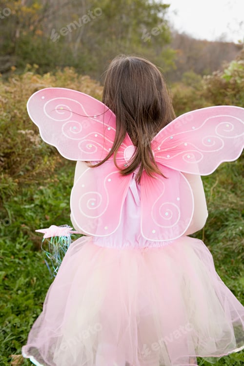 Preview: Girl dressed as fairy