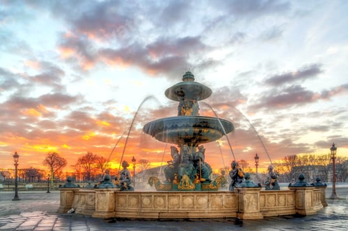 Preview: Fountain at Place de la Concorde in Paris