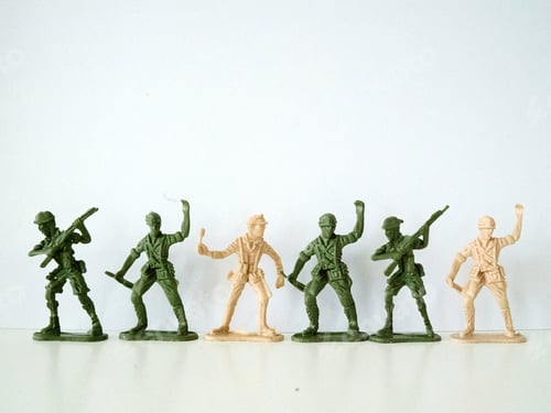 Preview: Toy soldiers silhouette scene