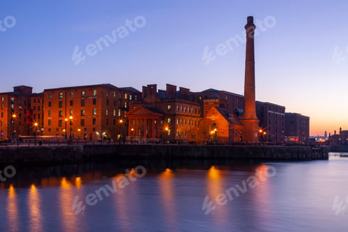 Preview: Albert Dock in the City of Liverpool - England