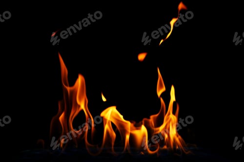 Preview: Glowing fire flame
