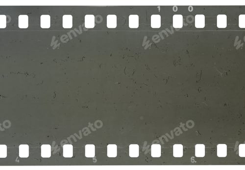 Preview: Old Celluloid Film With Dust And Scratches