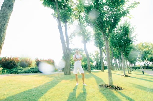 Preview: Portrait of a man in the park