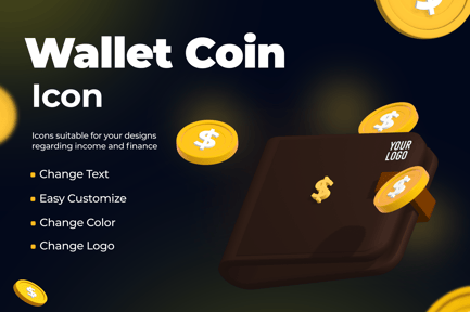 Aperçu: Icône Wallet Coin