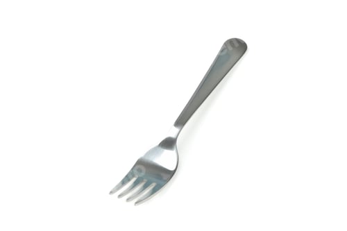 Preview: Fork isolated on white background. Kitchen, serving