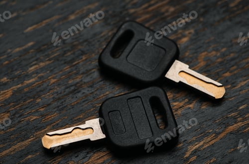 Preview: The keys on the rustic floor