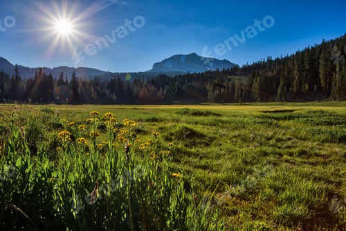Preview: Meadows Below Lassen Peak, Lassen Volcanic National Park, California