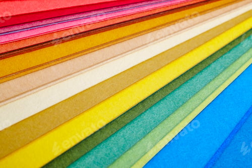 Preview: Colorful cardboards macro detail. Choose color. Textured background. Horizontal