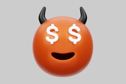 Preview: Rich devil cartoon character