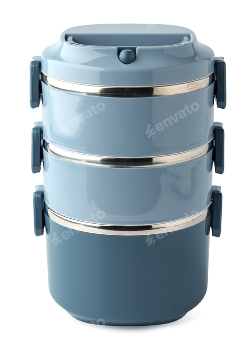 Preview: Take away food boxes containers on white background