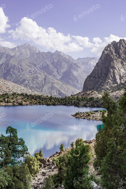Preview: Summer mountain lake in the heart of Tajikistan