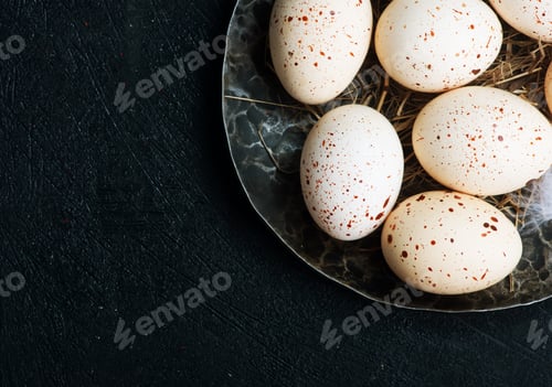 Preview: raw chicken eggs